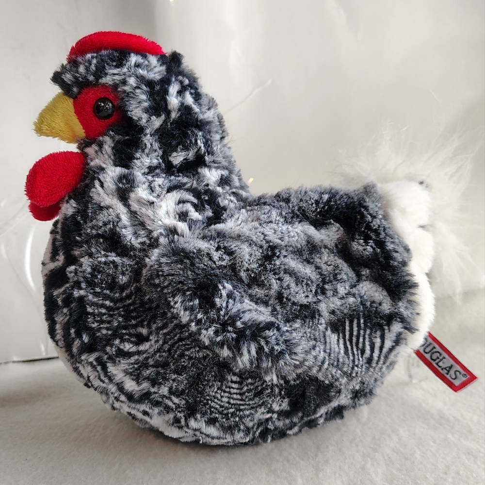 Douglas Gray Plush Chicken Hen Bantam Poultry Bird
